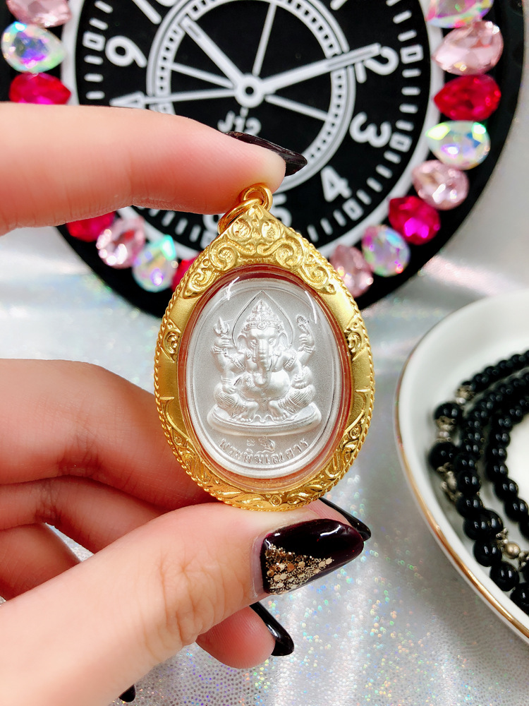 泰国佛牌真品 龙婆洪象神 崇迪四面佛 湿婆神 西瓦里 智慧 祥瑞