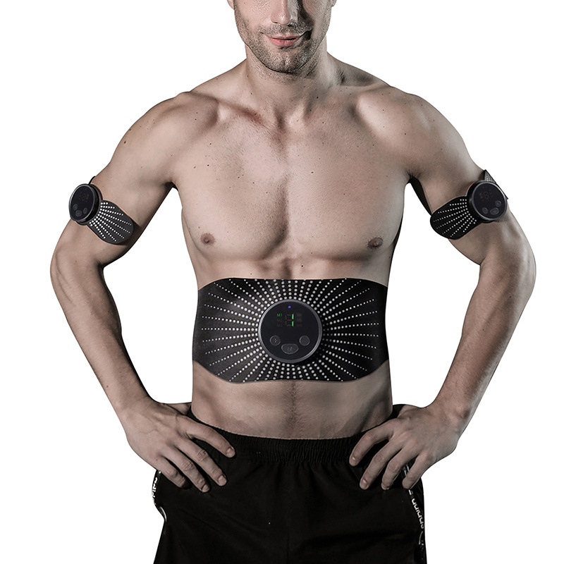 Self-Produced and Self-Sold Waist Support Smart EMS Shaping Belt Home Abdominal Muscle Fitness Massager Support Customization