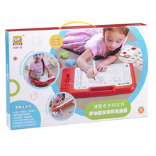 南国婴宝838A-32支架画板幼儿彩色磁性写字板涂鸦板早教玩具