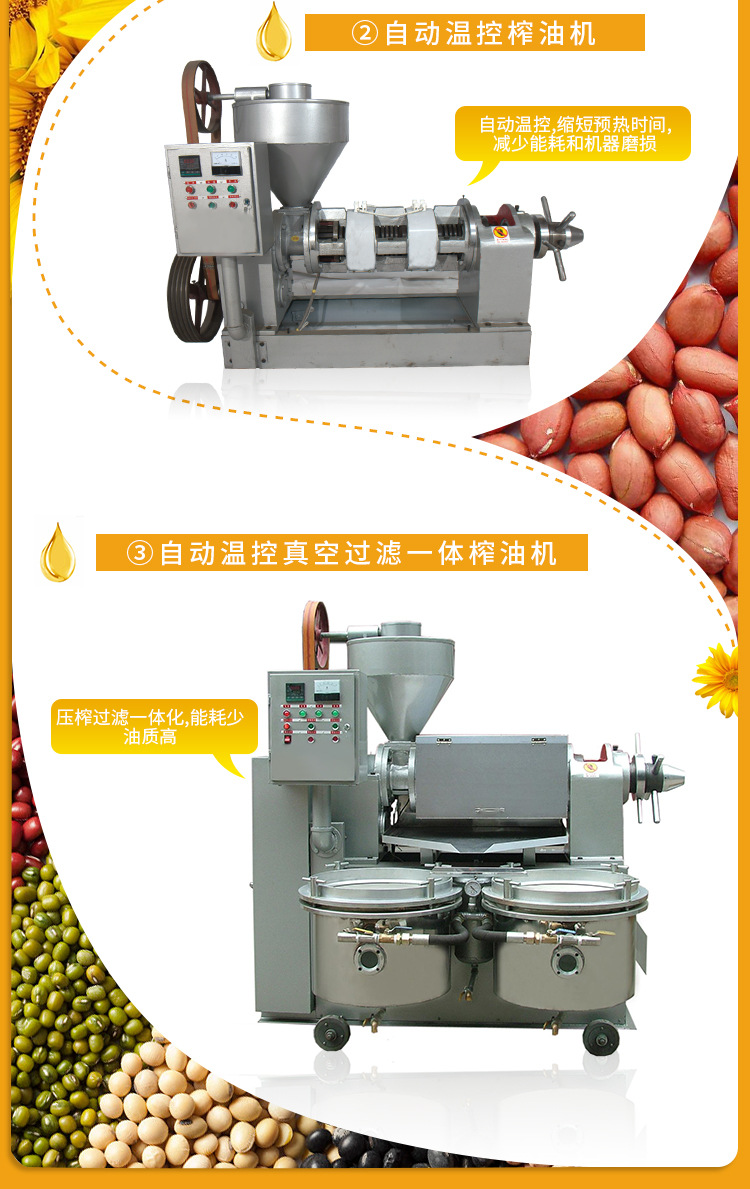商用大豆油榨油机 国瑞新型小型螺旋榨油机 操作简单价格实惠