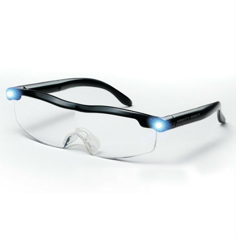 TV New Mighty Sight with LED Light Glasses Reading Glasses Magnifying Glass Magnifying HD Factory in Stock