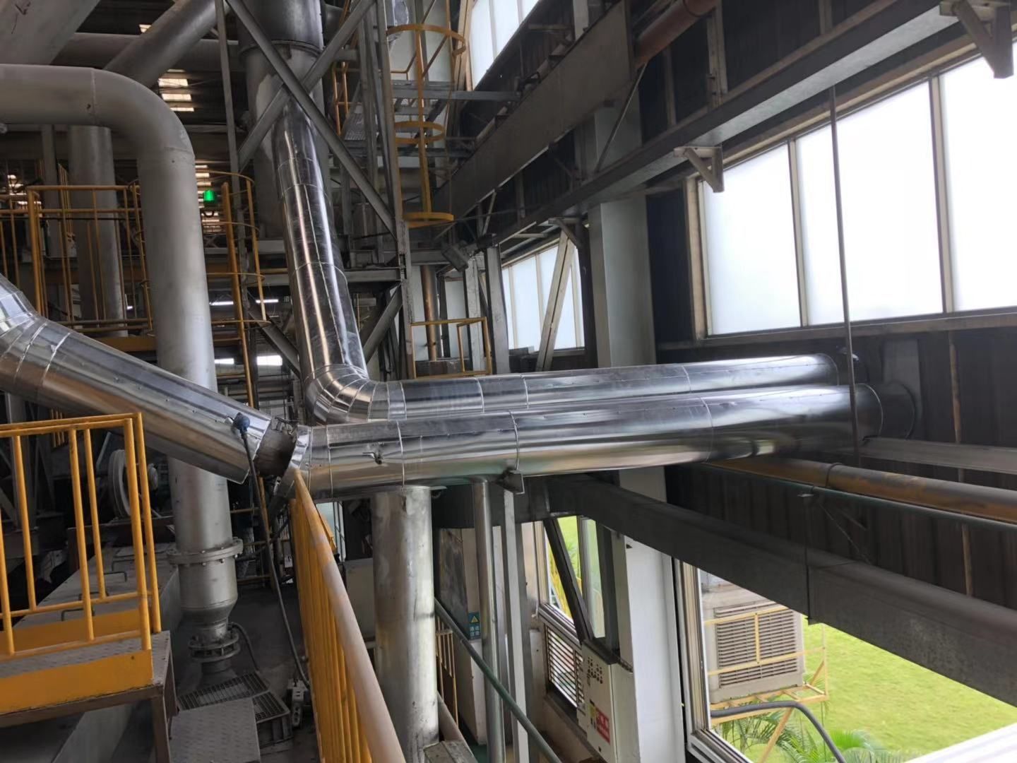 福麟环保通风降温工程厂房送风排气工程白铁通风管道制作安装环评