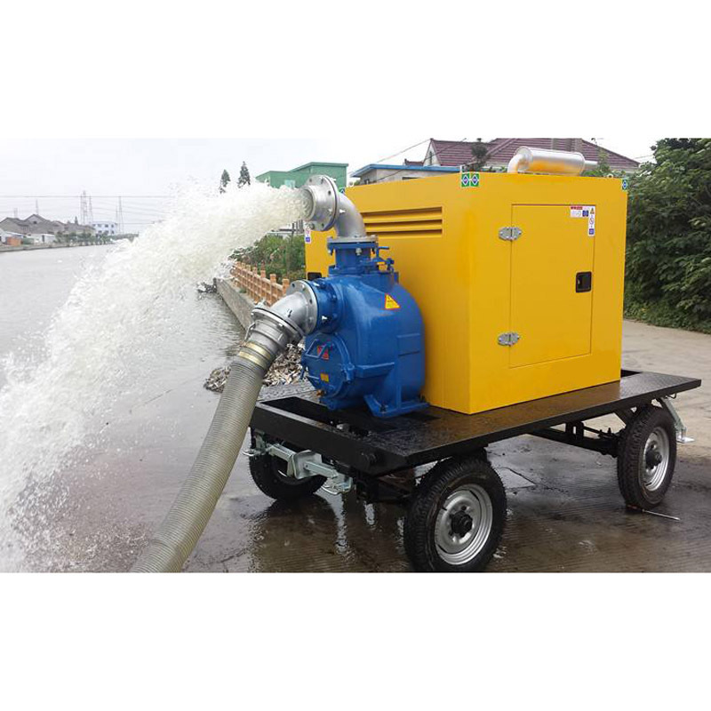 防洪防汛拖挂式防汛抗旱专用泵车10寸防汛排涝移动泵车?排水泵车