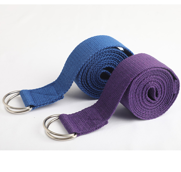 瑜伽带伸展带棉质瑜伽绳瑜珈辅助用品拉伸带跳操批发织带一件代发
