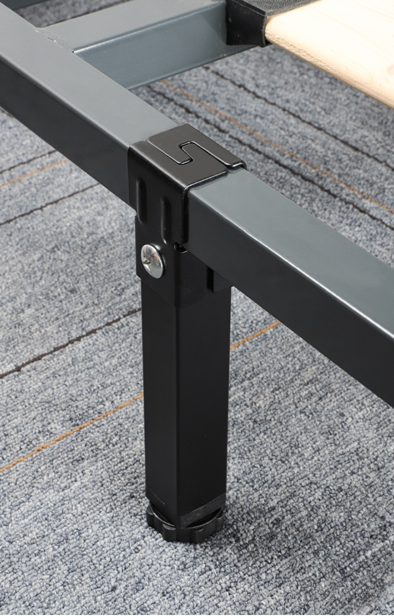 顶捷排骨架床腿支撑柱3×3夹脚床边支撑加固可调节家具脚床底静音