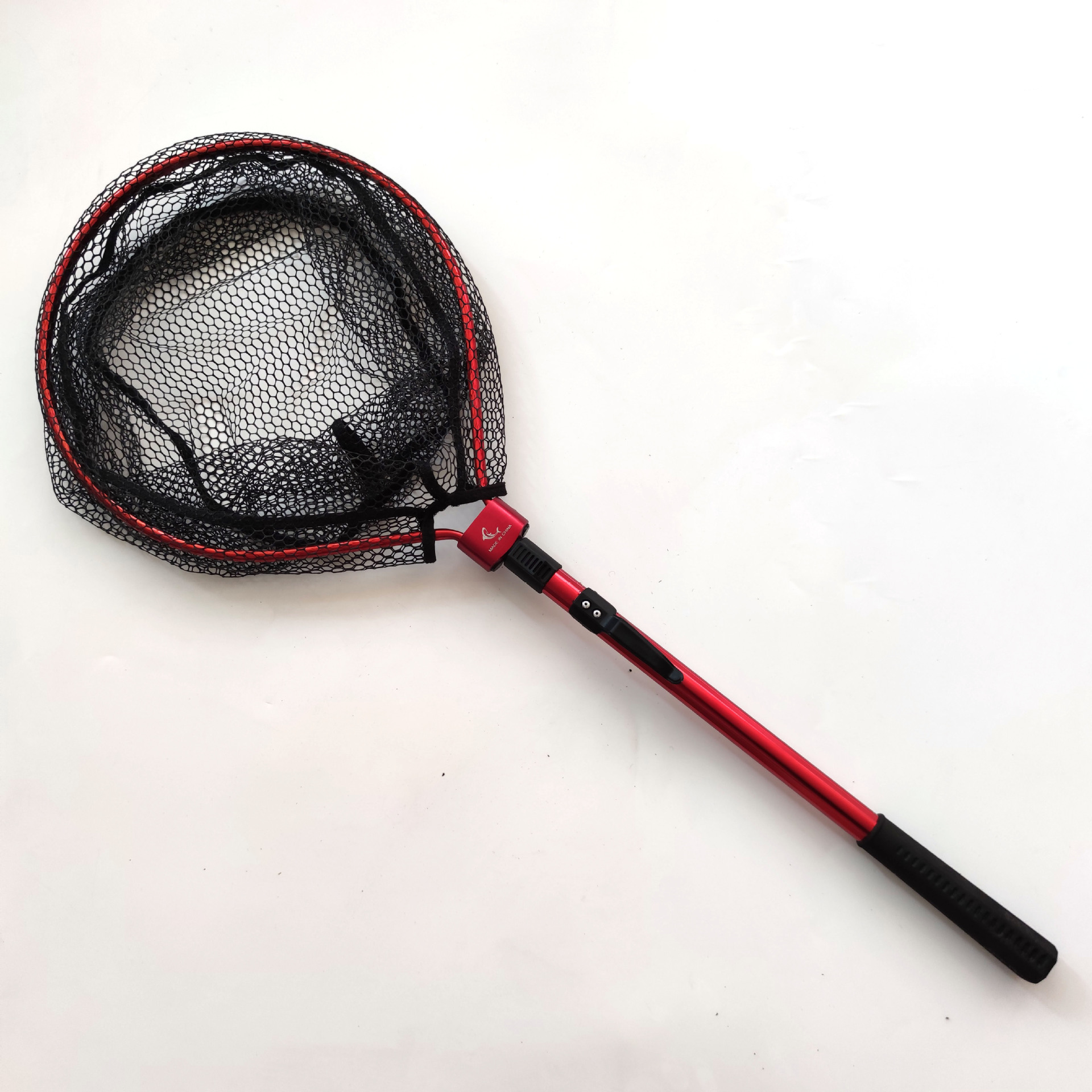 筏钓抄网防挂路亚抄网铝合金折叠手抄网飞蝇钓抄网操网儿童捞鱼网