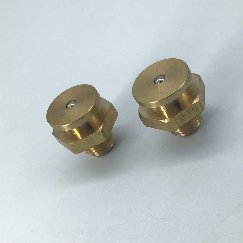 平扣式黄油嘴 纯铜平口式油嘴 船舶配件油嘴全铜 现货供应