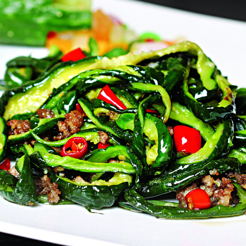 青脆黄瓜皮500克凉菜即食素菜饭店餐厅餐饮私房菜半成品食材湘菜