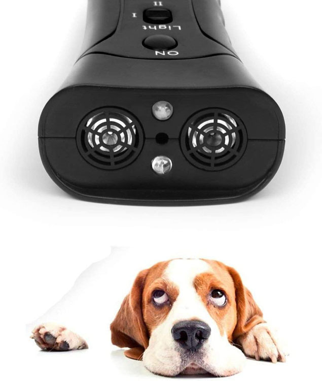 Ultrasonic Double-Headed Dog Repellent Pet Dog Training Double Horn Laser Dog Trainer Bark Stop Dog Repellent