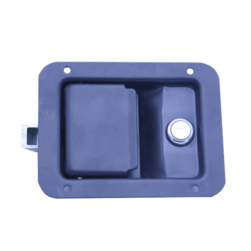 批发嵌入式工具箱盒锁挂车工具箱暗锁盒锁t型把手平面盒锁