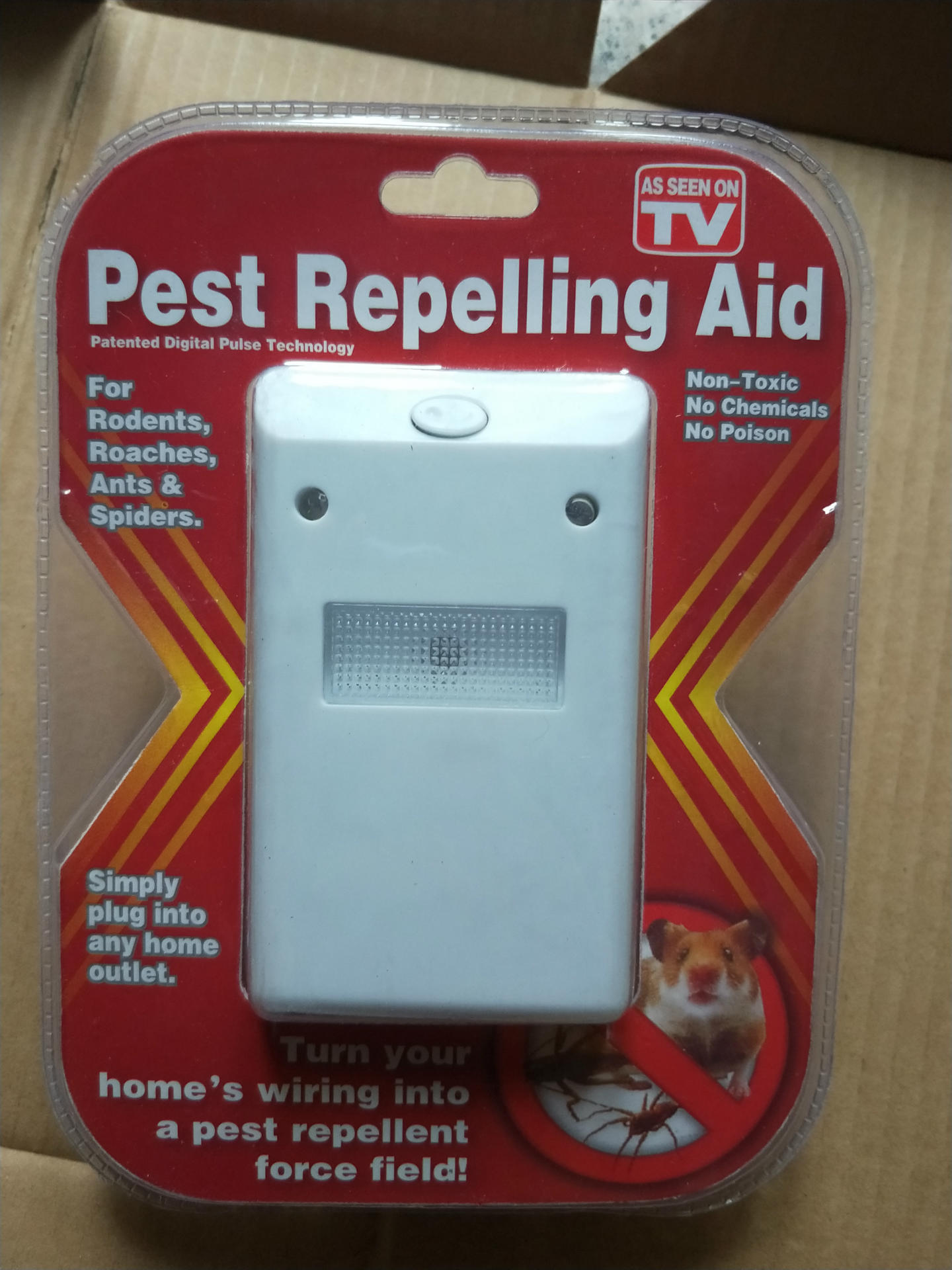 rido超声波电子驱鼠器pestrepellingaid电磁波驱鼠驱蚊虫驱赶器