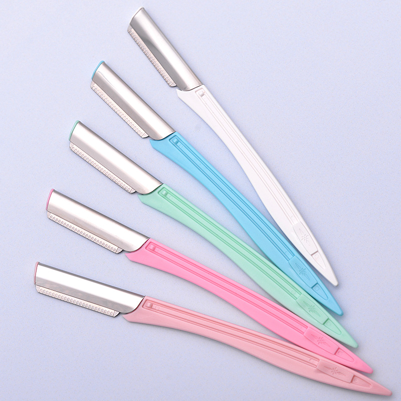 简易修眉刀女士修眉器 美妆工具削眉刀手动美容刀男士剃毛刀批发