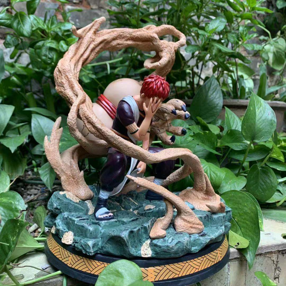 东健动漫 火影忍者 gk我爱罗 沙暴 守鹤之盾 公仔手办模型