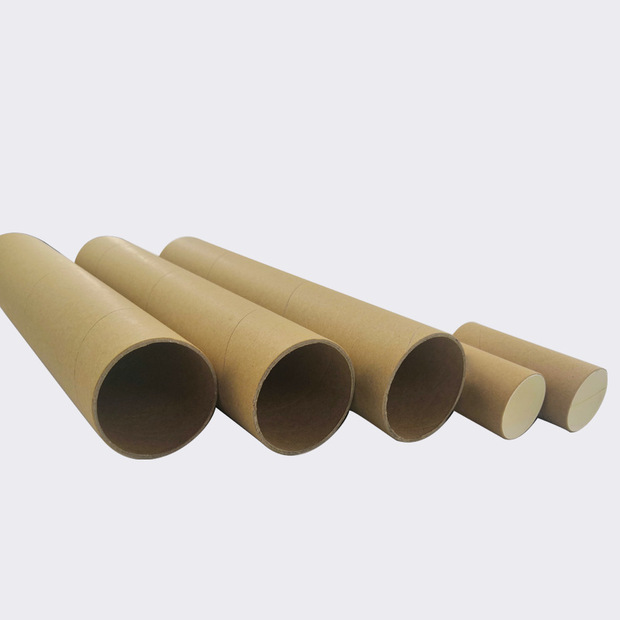圆形海报字画墙纸包装牛皮加硬纸管 缠绕膜工业纸管生产定制厂家