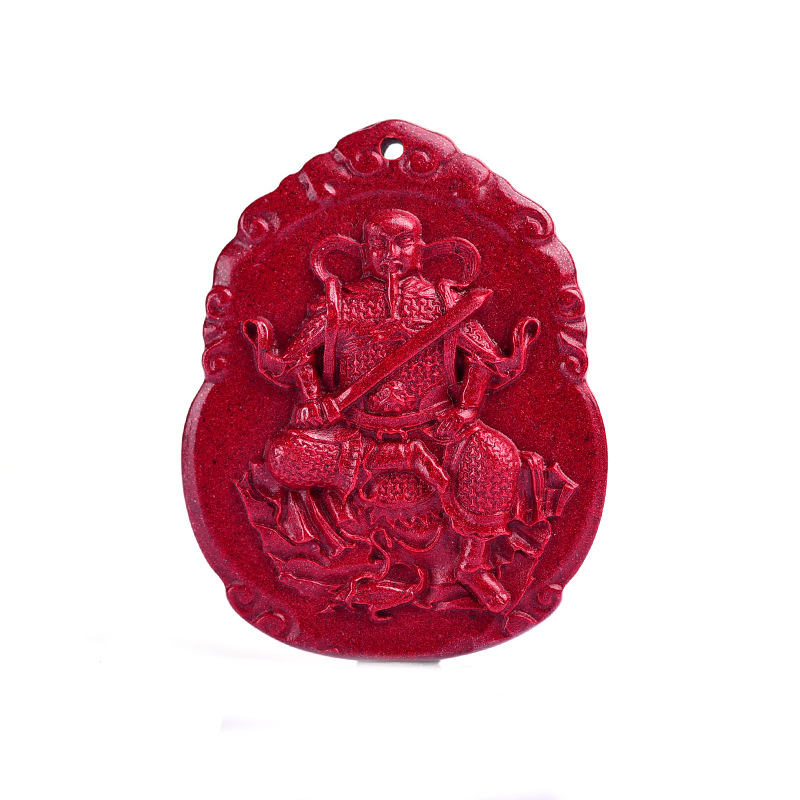 高含量正品辰砂朱砂吊牌玄武大帝挂件 真武大帝玄武祖师转运挂件