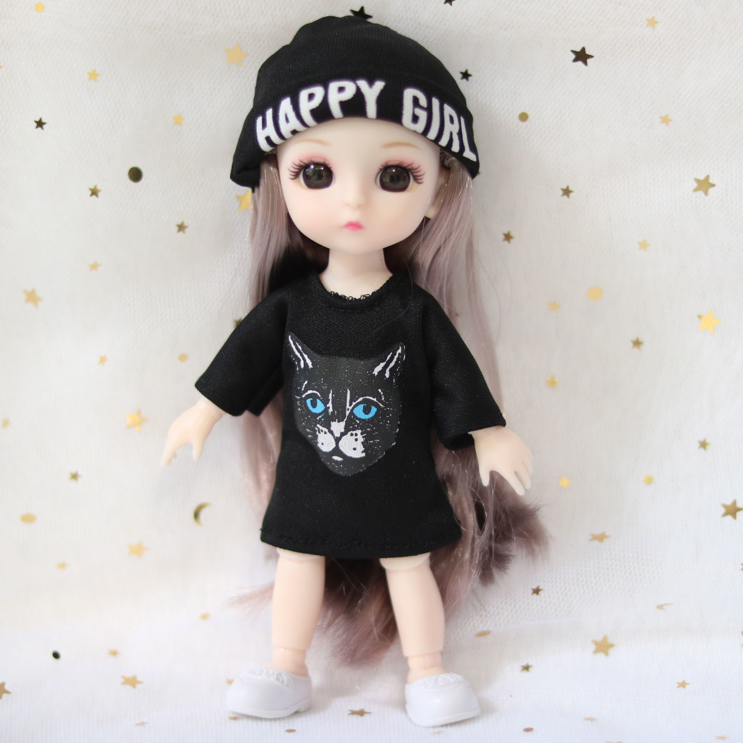 16cm17厘米娃娃衣服换装国产8分娃娃bjd13关节人形玩偶古装时尚套