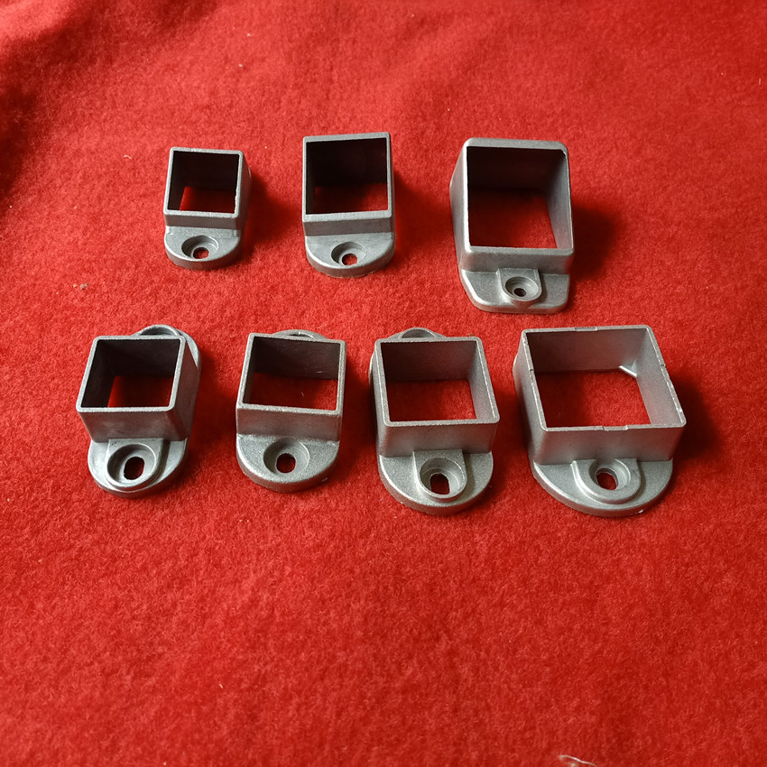 铝艺护栏链接件锌钢护栏配件阳台护栏链接件铝固定座