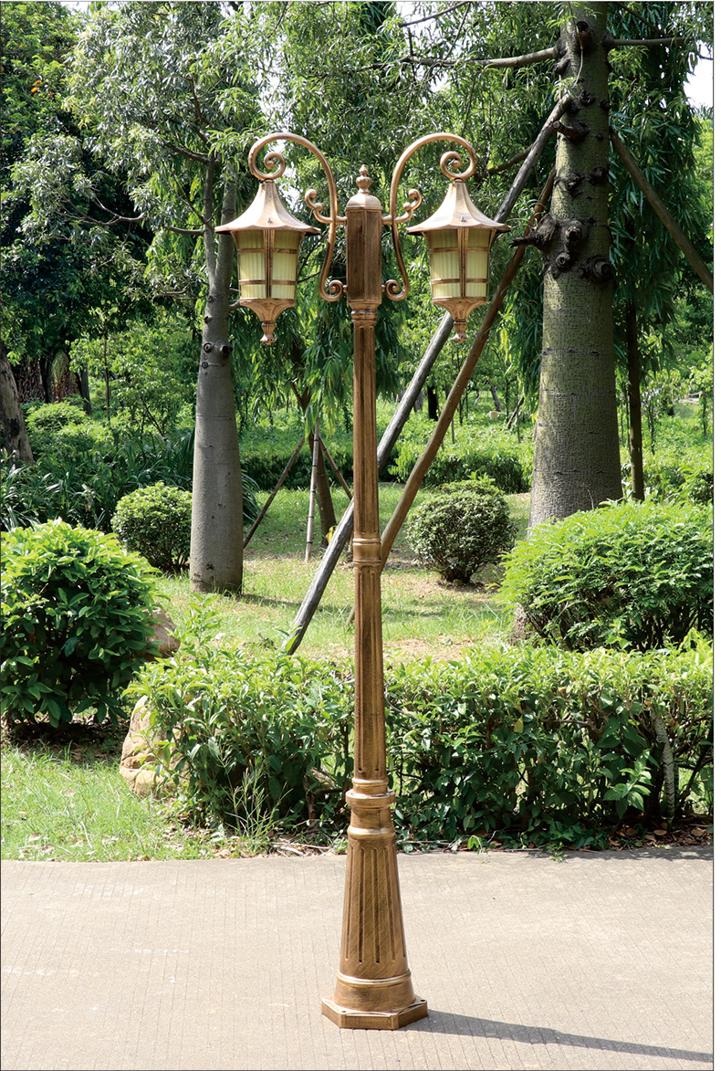 路灯户外高杆庭院灯欧式复古花园别墅小区照明灯室外防水景观灯