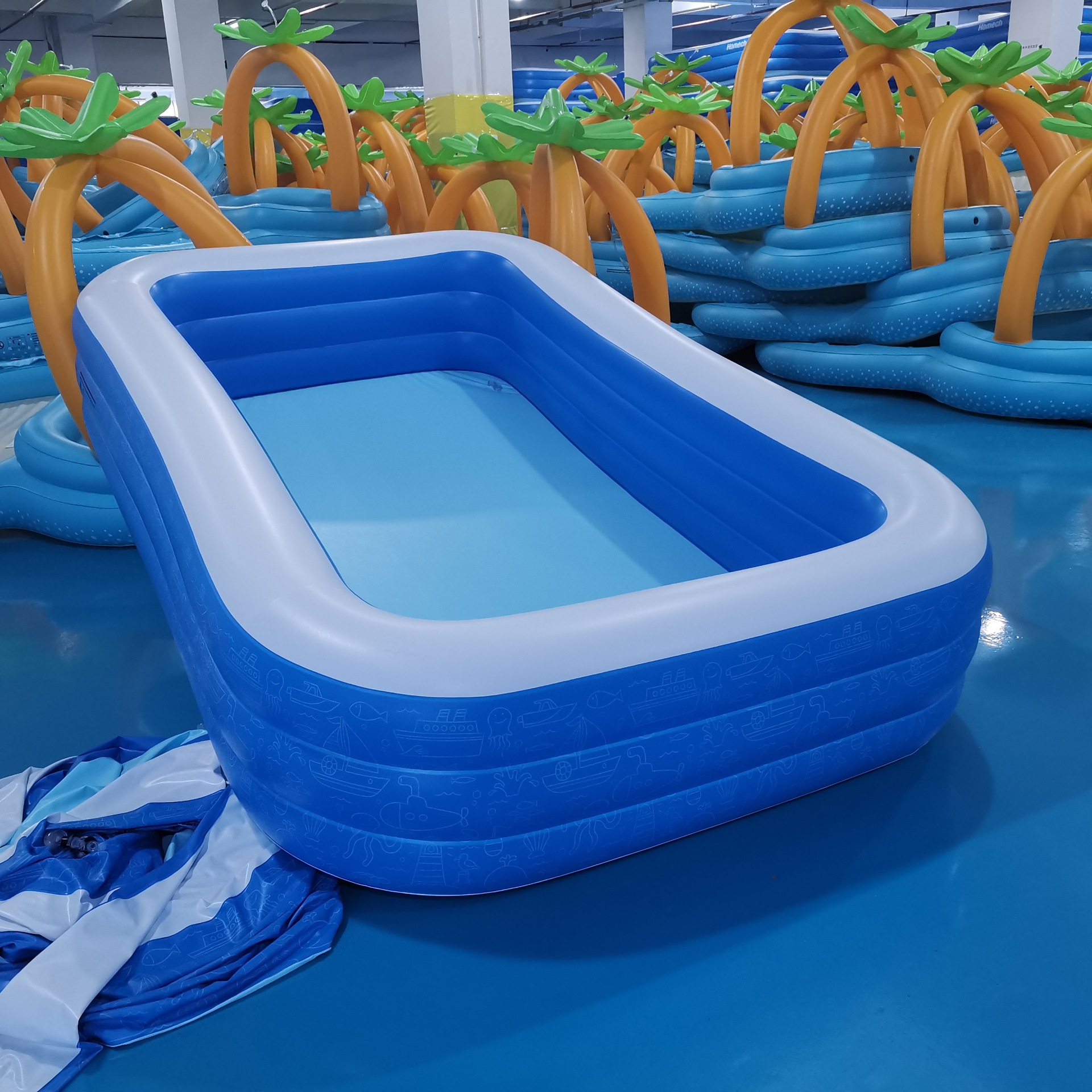 大号成人spa游泳池家用加厚加热折叠儿童浴桶充气浴缸泡澡洗澡盆