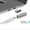 Raiden 3 Elbow Magnetic attraction adapter thunderbolt3 Charging applies to macbookpro HUAWEI computer Raiden 3 Elbow Magnetic attraction adapter thunderbolt3 Charging applies to macbookpro HUAWEI computer