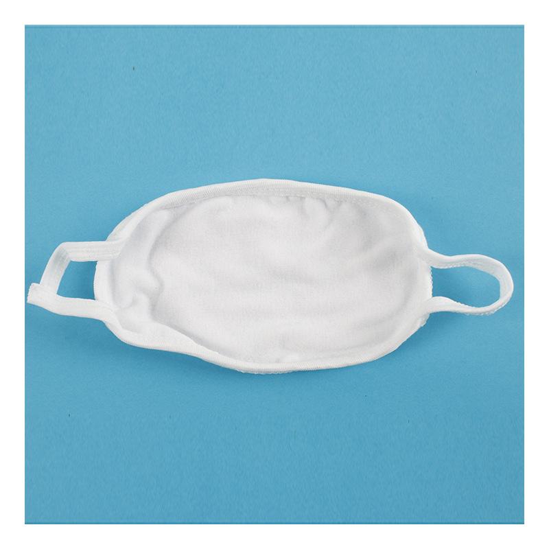 厂家销售外贸出口定制韩版白色两层棉布口罩透气劳保口罩男女通用