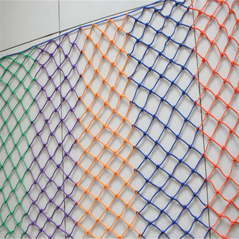 批发绳网建筑施工安全平网阳台防护网攀爬编织网粗网彩色楼梯围网