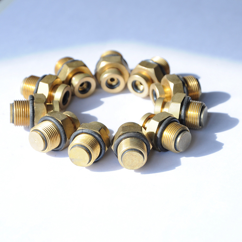 气胀轴配件气嘴气枪 弹簧片单向阀铁宝塔外丝气咀液压水管接头