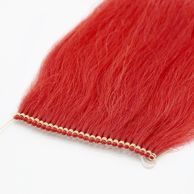 红缨正宗黑白色马尾樱加长加厚樱赵云霸王穗子吊穗红樱子