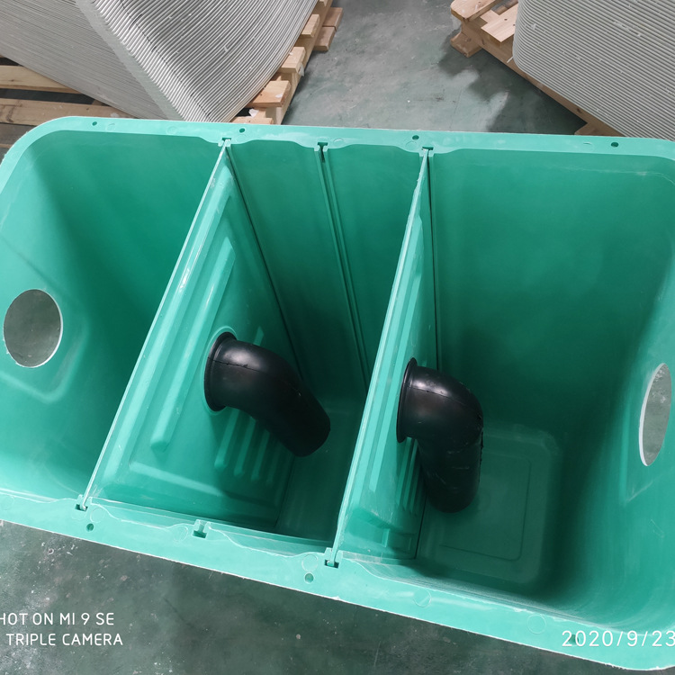 供应smc玻璃钢模压化粪池 家用隔油池沉淀池 污水处理三格沼气池