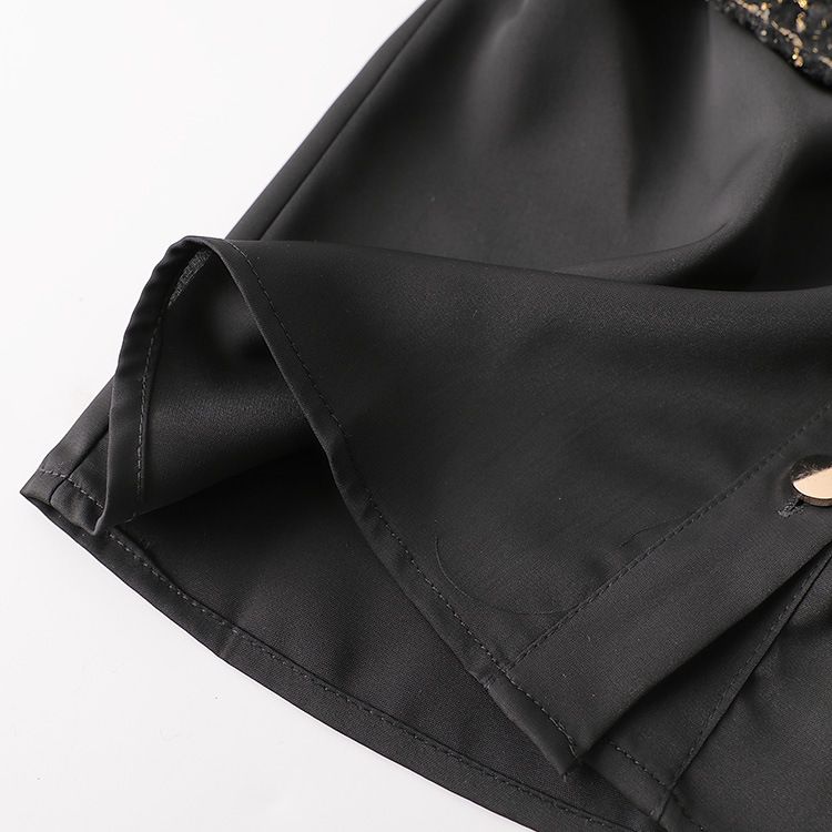 120114 铭薇女装秋圆领单排扣长袖上衣 半身裙套装