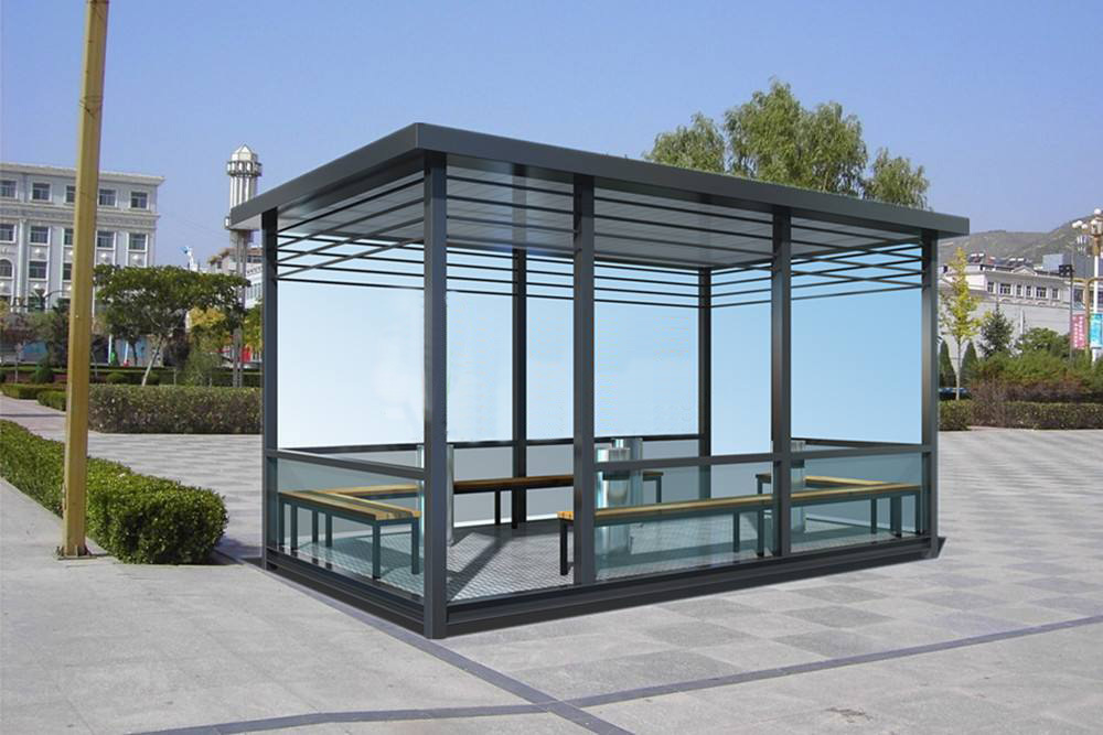 吸烟亭 防弹玻璃岗亭 浙江吸烟亭厂家 地铁吸烟亭