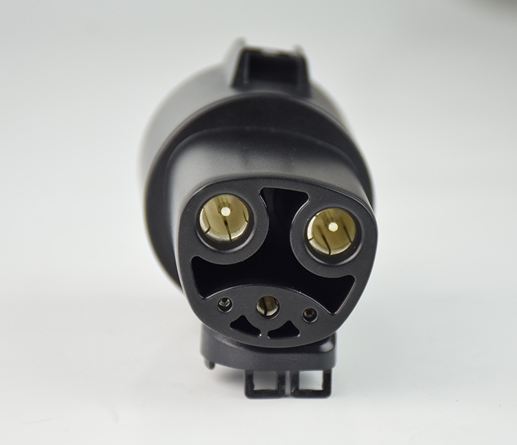 电动汽车特斯拉专用美标交流充电枪转接头sea j1772充电转换器