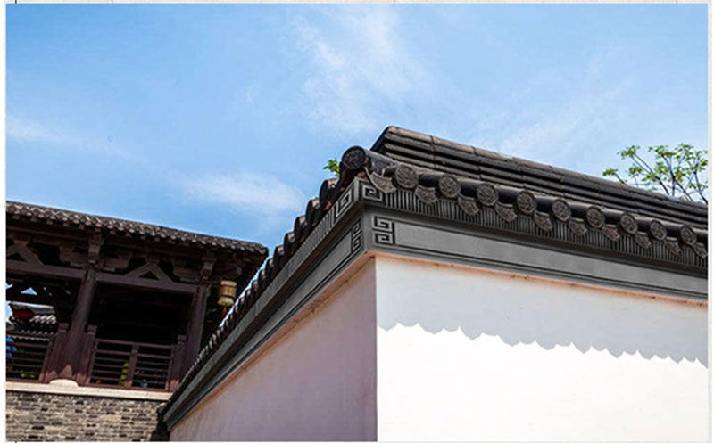 仿古砖雕 甘蔗脊 流水脊 立瓦脊 线条脊室内 装饰脊瓦