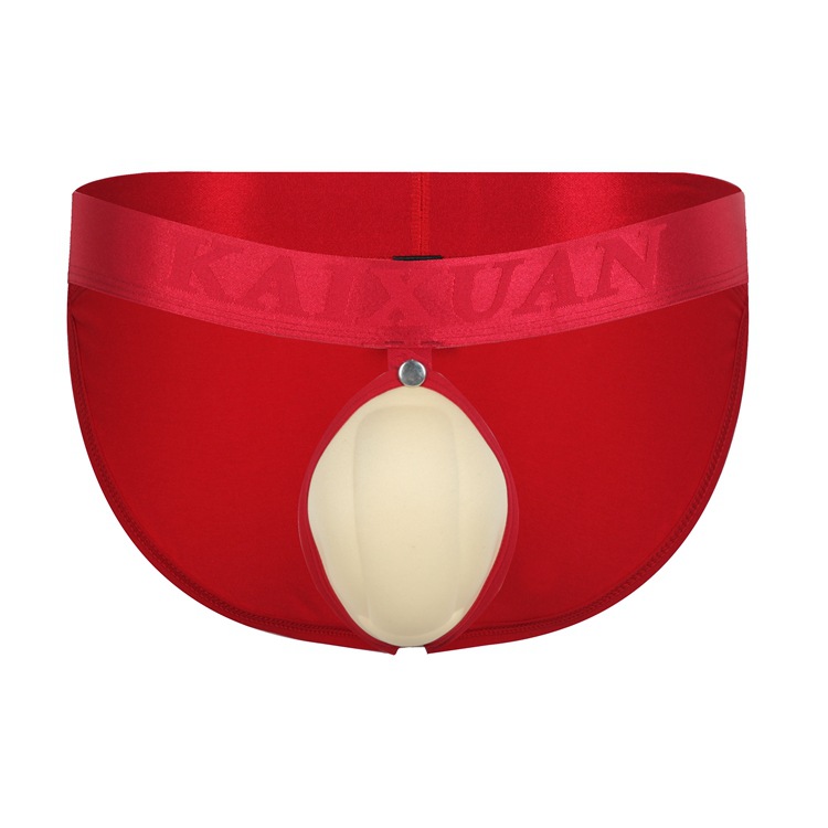 男士情趣内裤u凸罩杯三角裤男士显大性感底裤欧美情趣囊罩内裤