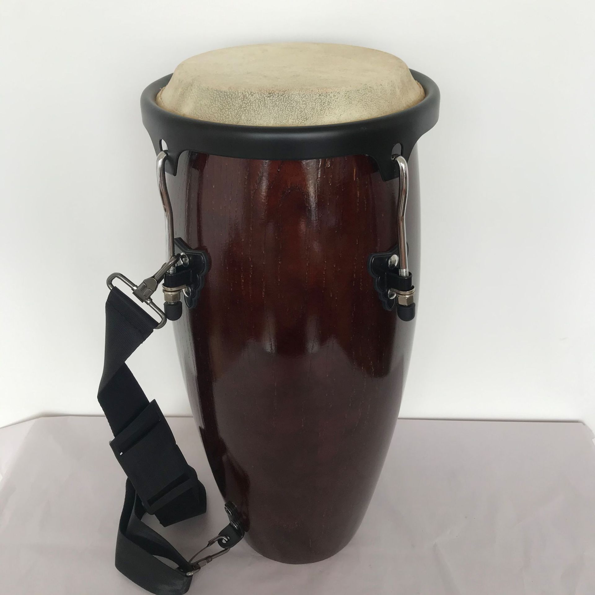 奥尔夫康佳鼓conga 拉丁鼓水牛皮手鼓10寸11寸12寸13寸组合带支架