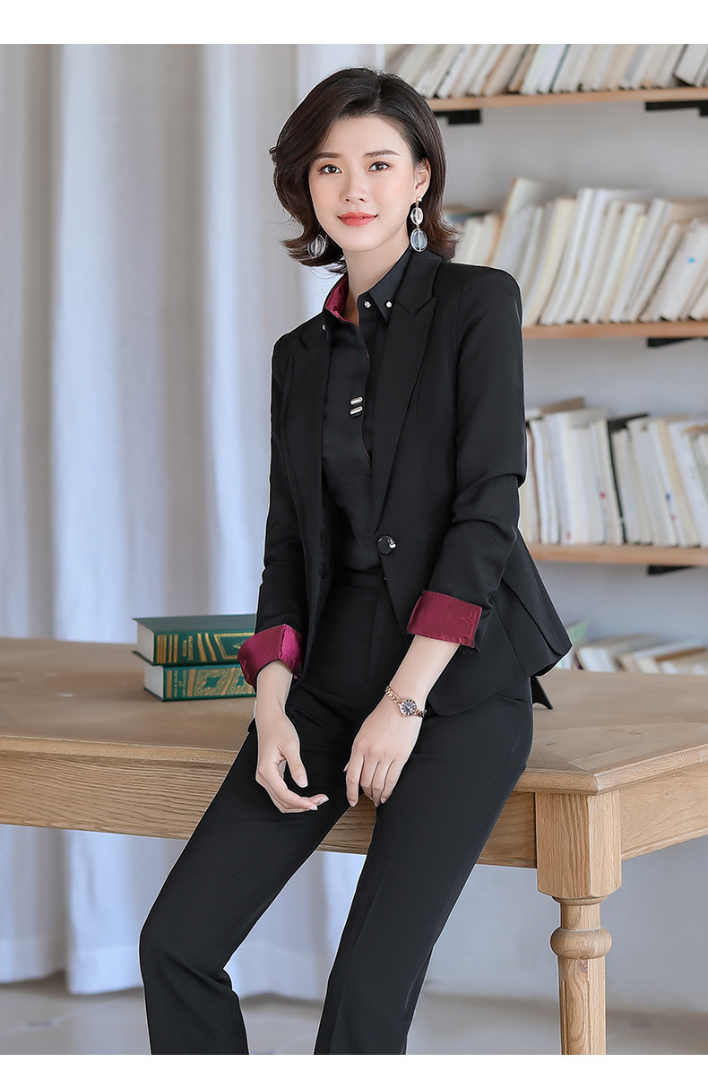 职业装女西装新款经理面试珠宝店正装酒店前台西服套装女工作服