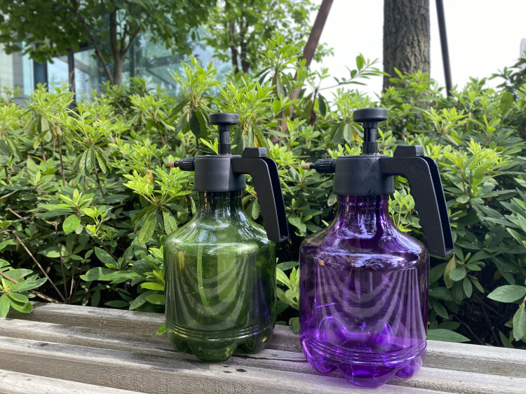 3升pet消毒壶 塑料浇花壶 气压式消毒喷雾瓶 园艺透明消毒壶器具