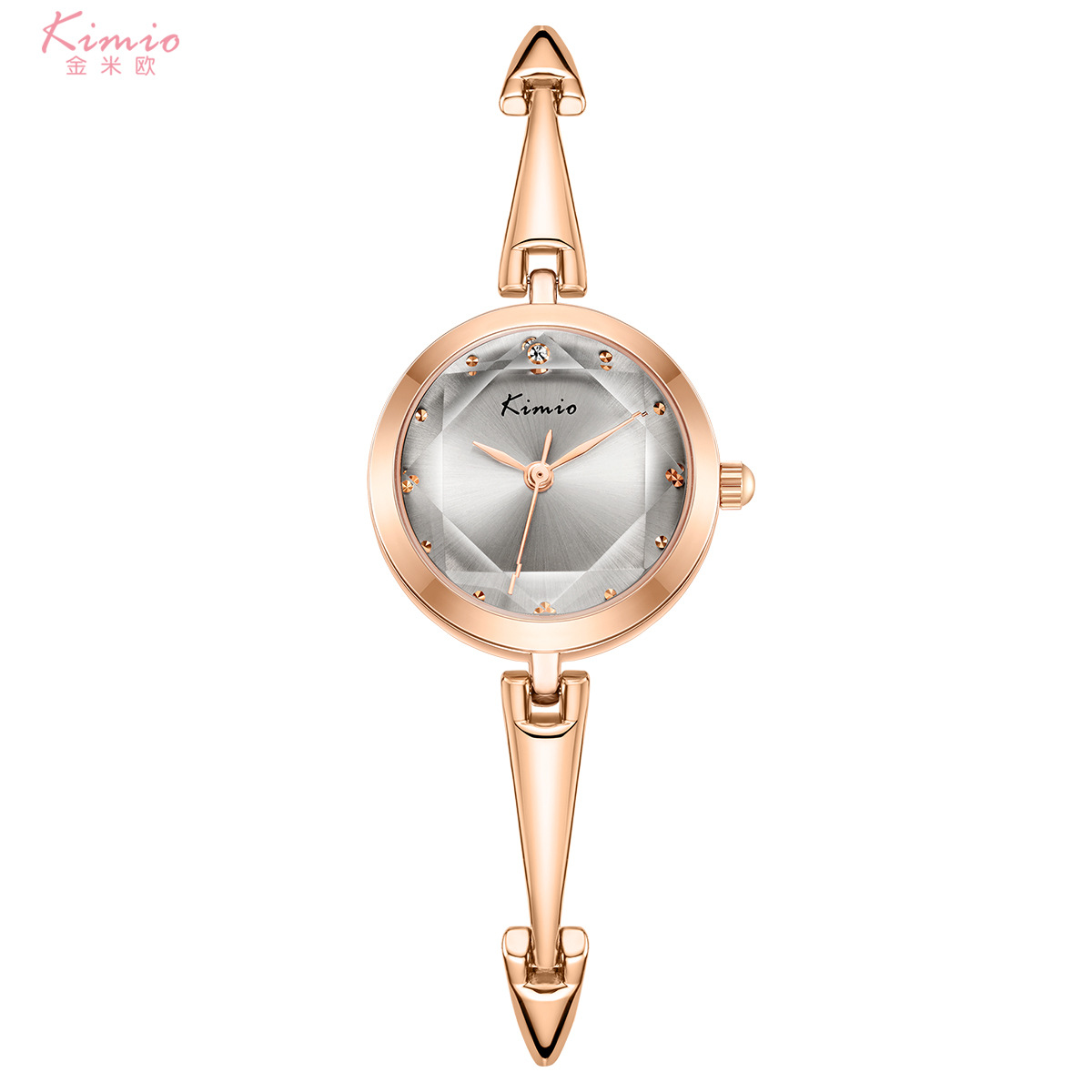 kimio金米欧时尚女士手表 渐变色小巧女石英表小清新防水手链表女