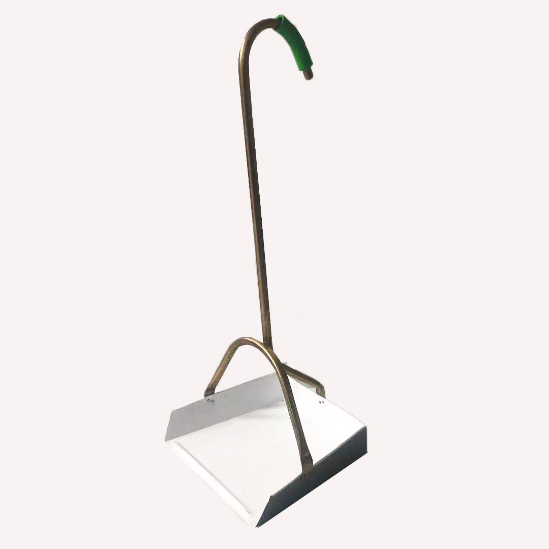 加厚铁簸萁 加固圆柄家用铁扒斗镀锌77铁戳子 环卫垃圾铲清洁用具