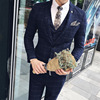 man 's suit suit Korean Edition Self cultivation Three lattice suit business affairs customized banquet Wedding dress Groomsman man 's suit suit Korean Edition Self cultivation Three lattice suit business affairs customized banquet Wedding dress Groomsman