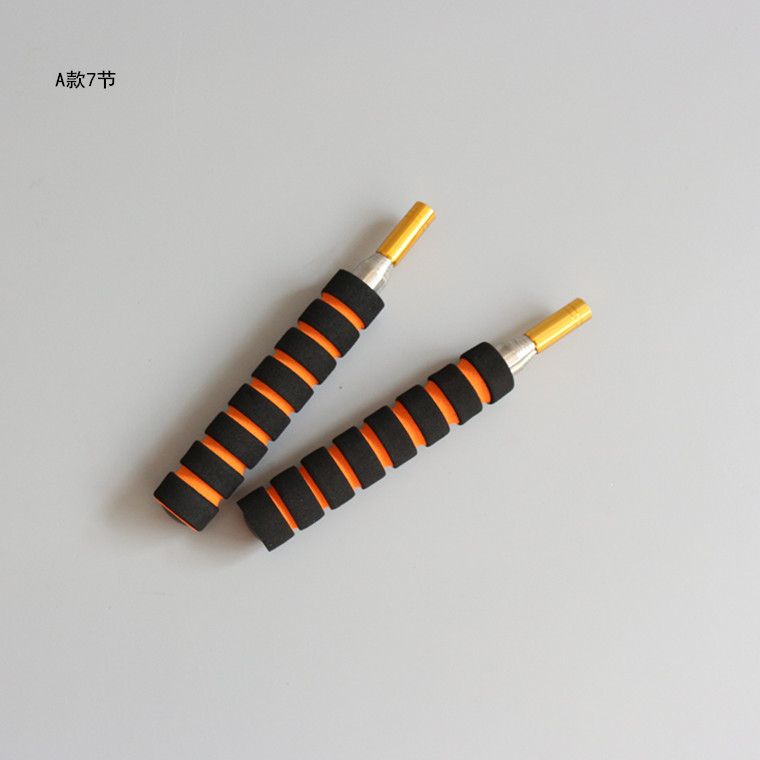 迷你抄网杆 简易不锈钢7节伸缩杆易收纳冰捞杆小垂钓用品渔具批发