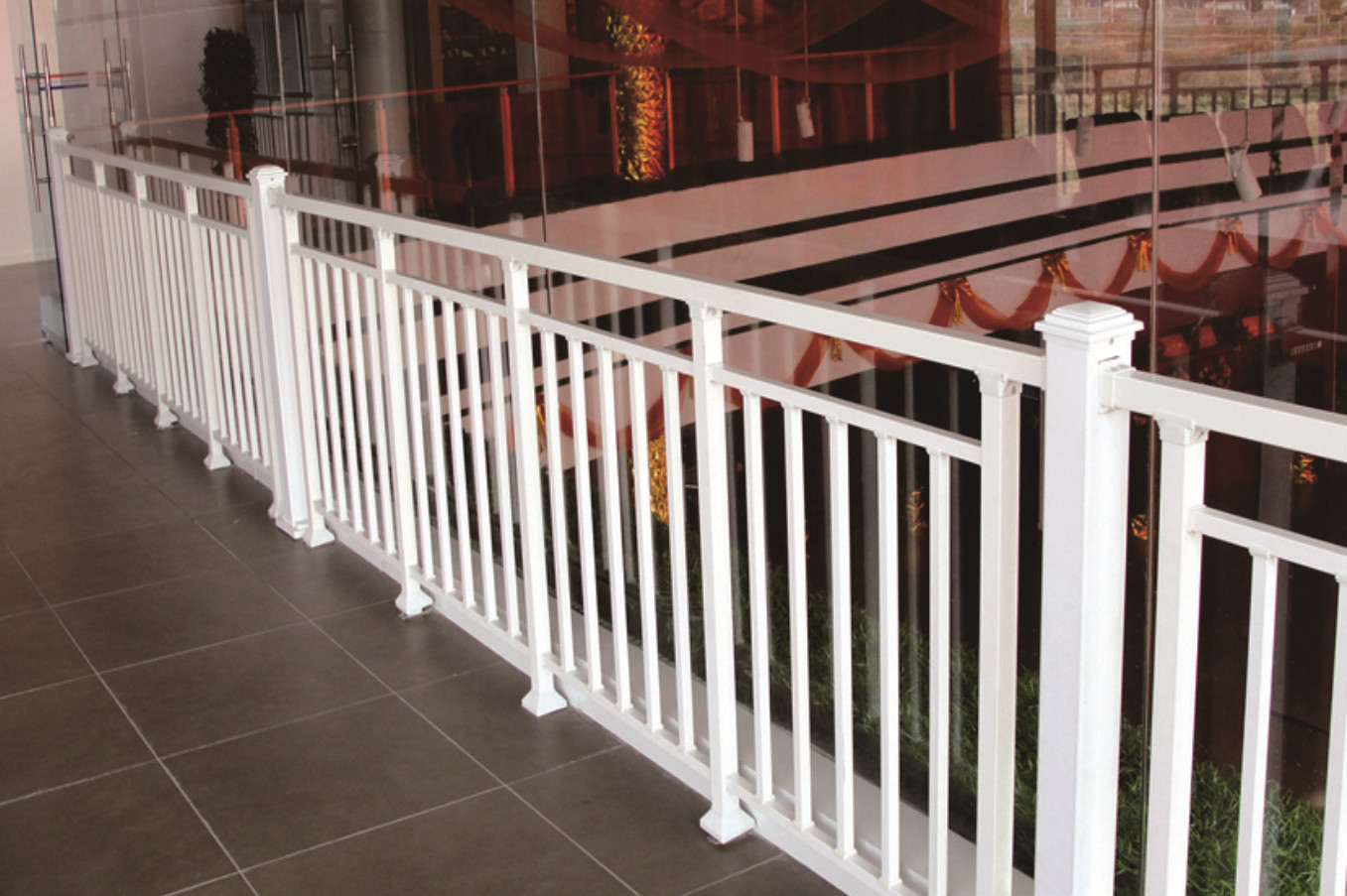 丽水阳台铝合金护栏 窗台铝艺护栏 飘窗防护栏杆【不生锈】