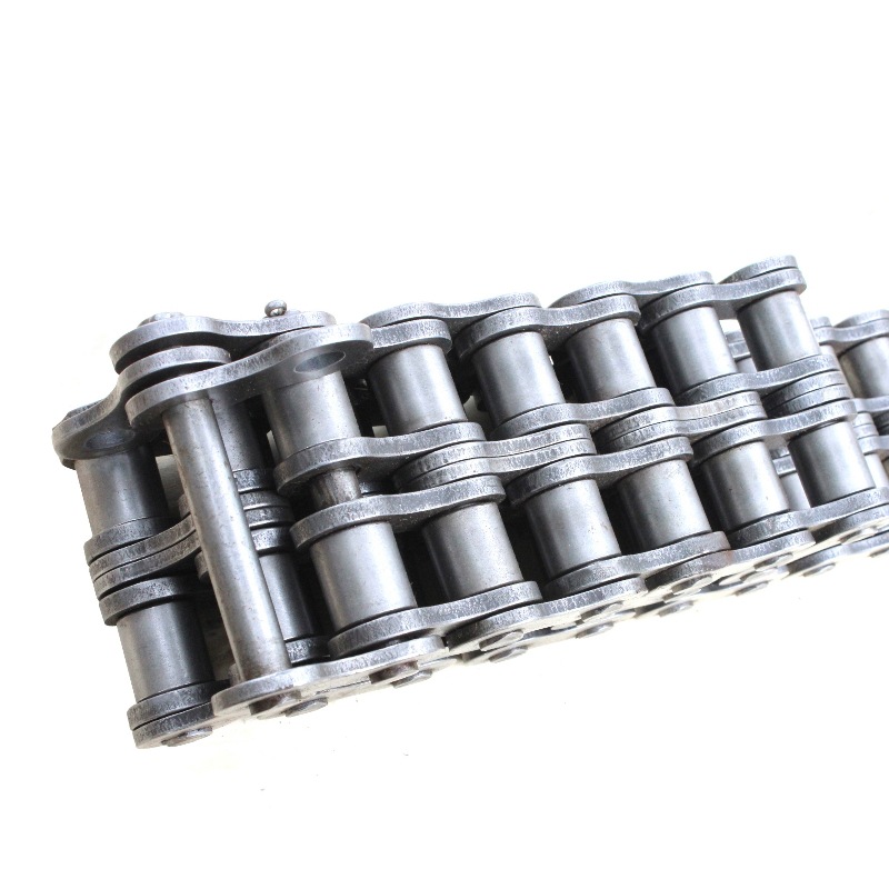 短节距精密滚子链多排工业链条传动供应a款单排传动链条
