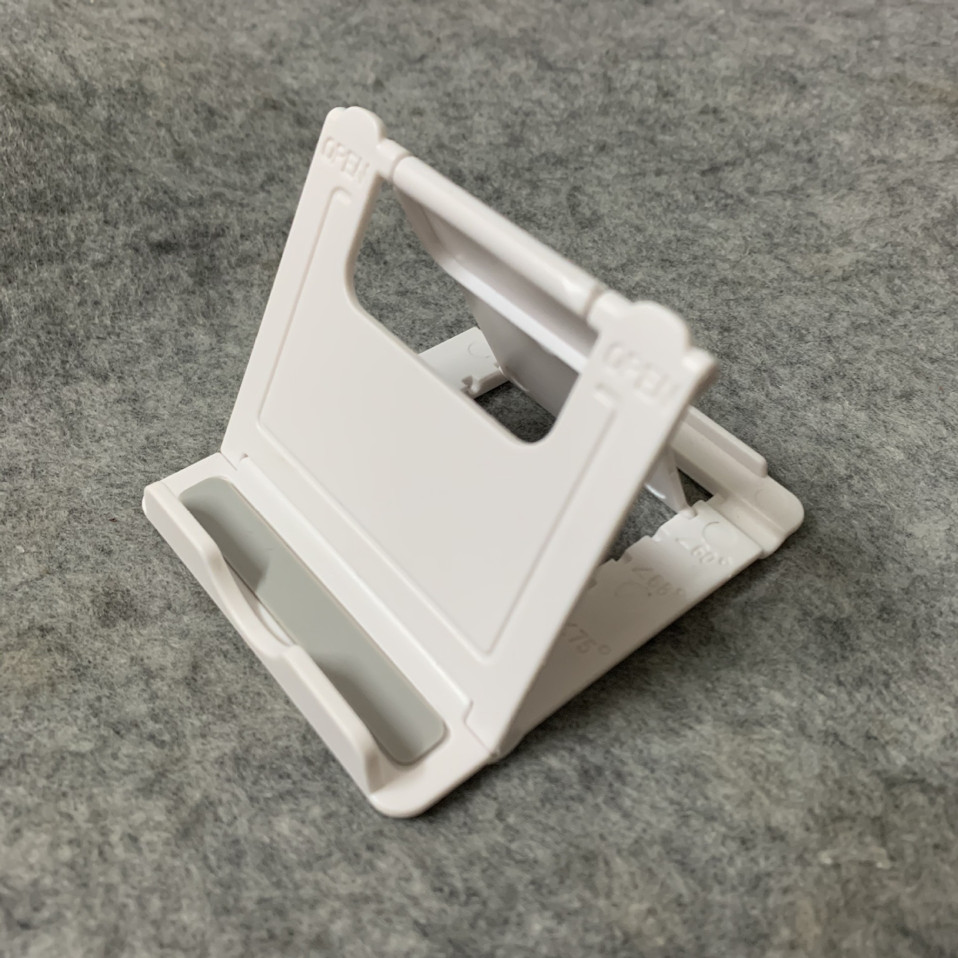 厂家礼品折叠桌面手机塑料方支架 便携创意支撑架手机平板 手机座