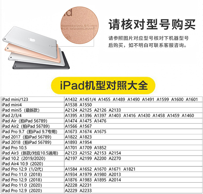 适用苹果2020ipad pro11保护套10.2带笔槽air3/4皮套12.9平板防摔