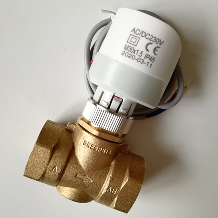 水地暖电热执行器电热阀分水器标配款m30*1.5常闭型通配款
