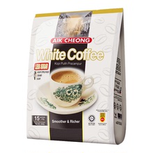 马来西亚进口益昌老街白咖啡减少糖速溶原味三合一咖啡粉袋装冲饮