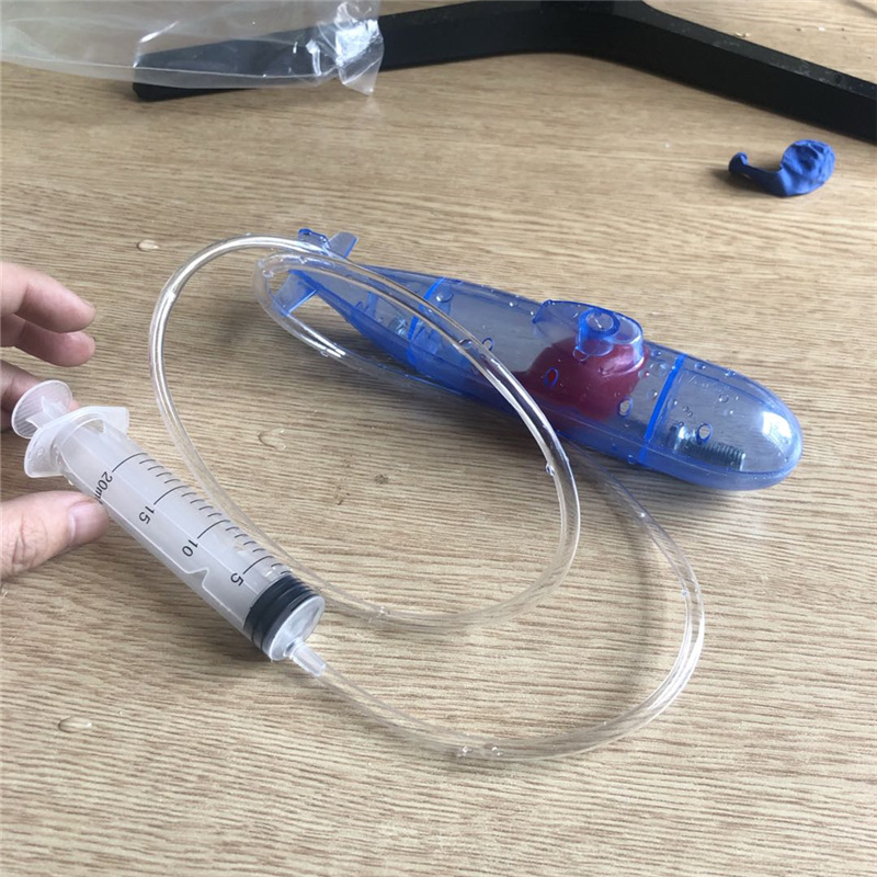 潜水艇模型 自制潜水艇 浮力原理实验器 物体沉浮条件演示器