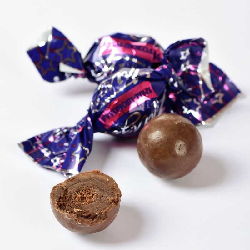 洋品多俄罗斯拉迈尔星空慕斯巧克力球糖果喜糖500克袋装-阿里巴巴