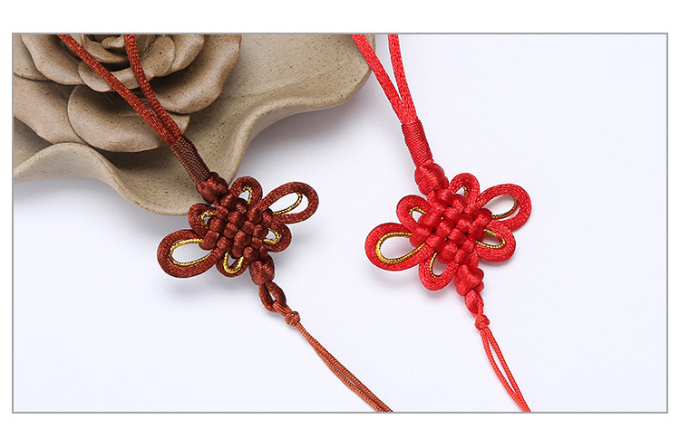 龙结diy纯手工编织挂件配件 中国结小号 5号六耳穿